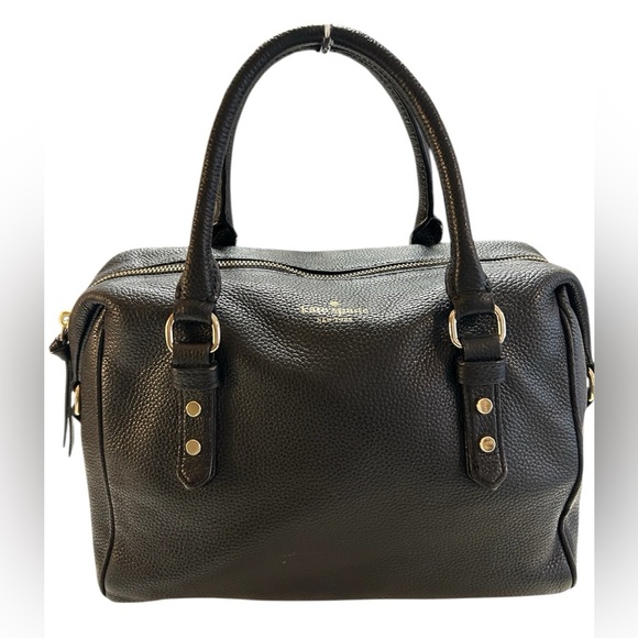 Kate Spade Black Leather Handbag, GUC - Picture 5 of 7